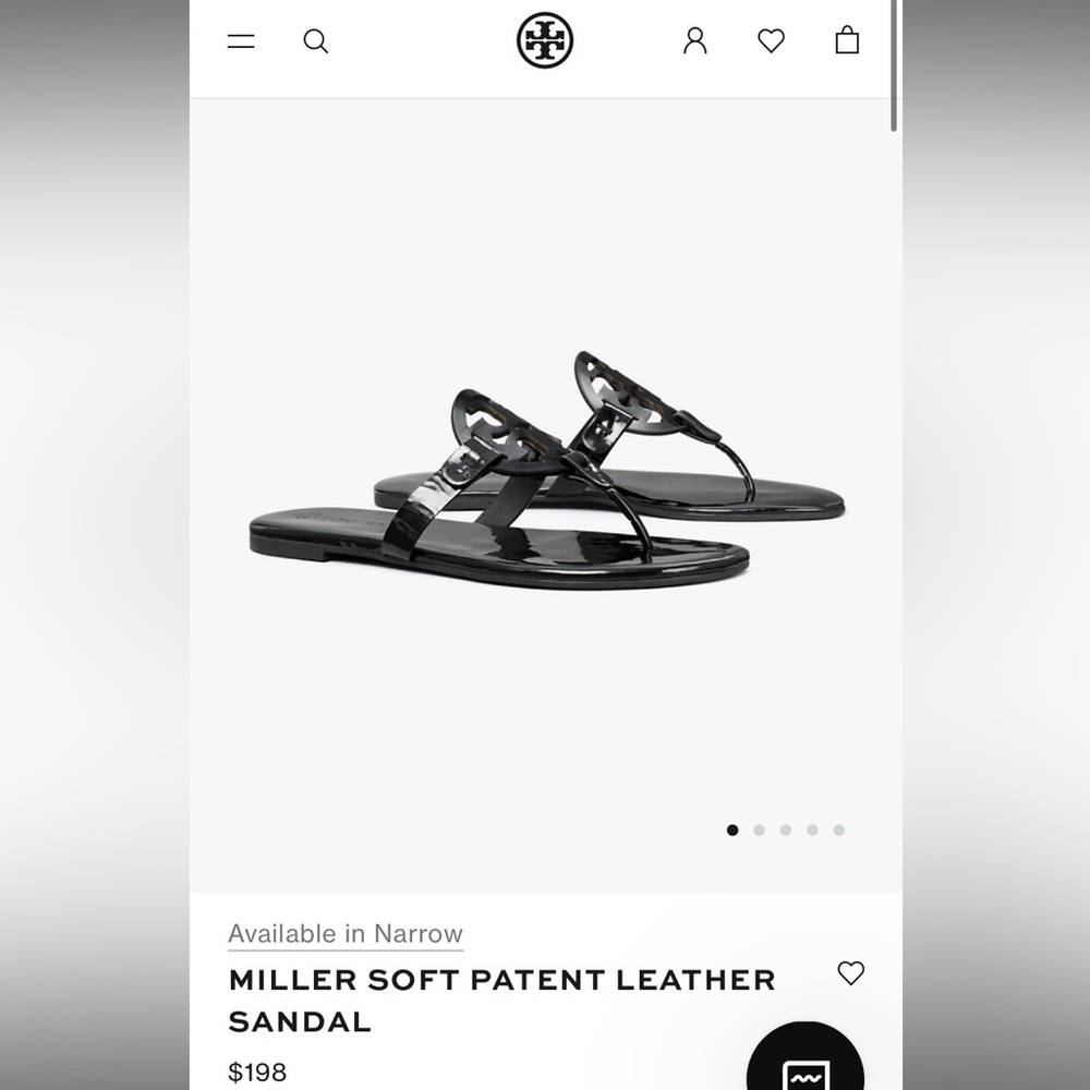 Black Tory Burch sandals